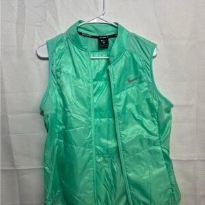 Nike Women's Light Green Vest Size Medium